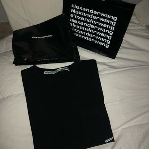 Alexander Wang Black T-Shirt